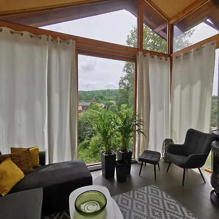 Waldblick Ferienhaus Güntersberge